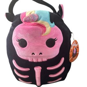 Squishmallow Original Sketlana Halloween Plush Bag NWT
